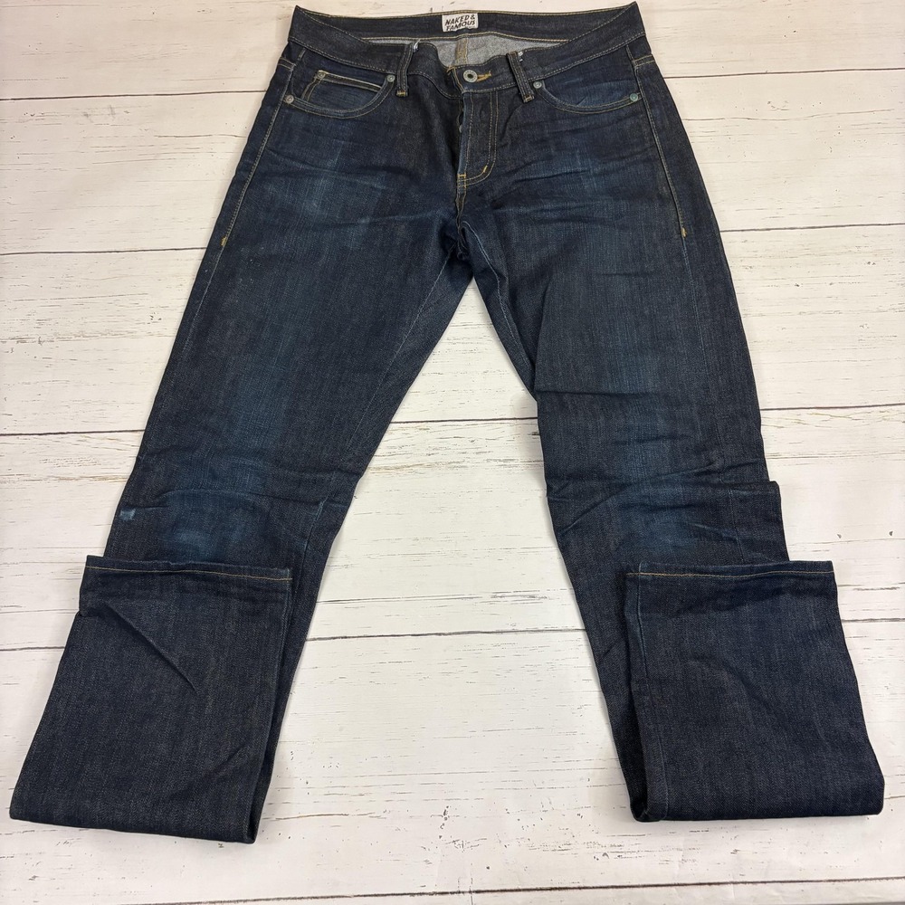 NakedFamous Jeans Skinny Guy Selvedge Mens 31x34 Left Hand Twill - Picture 8 of 16